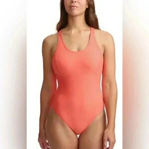 Lole "like new" coral one piece bathing suit one piece swimsuit 26
